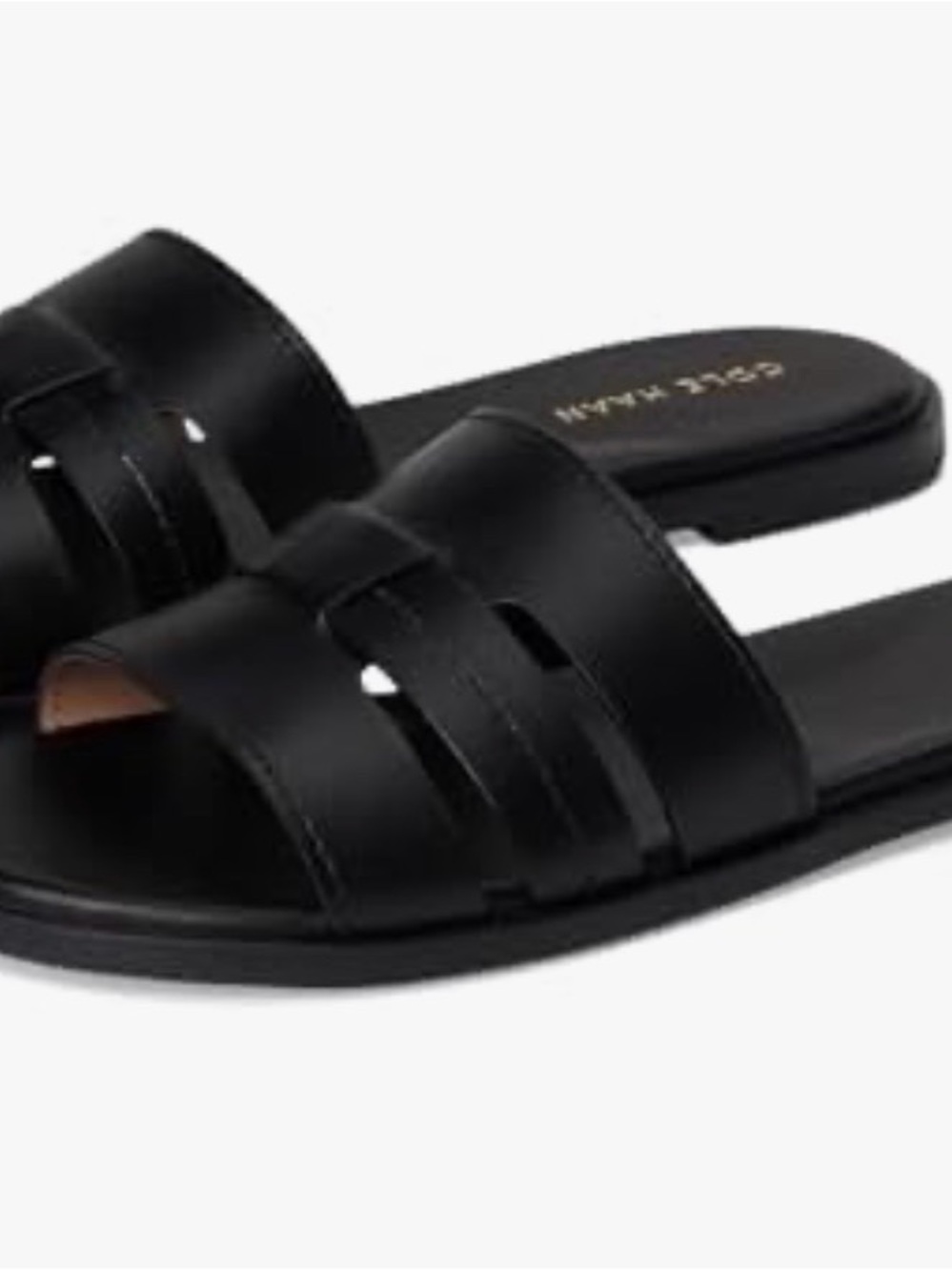 Cole Haan Flynn Slotted Slides womens Flat Sandal Sz 7.5